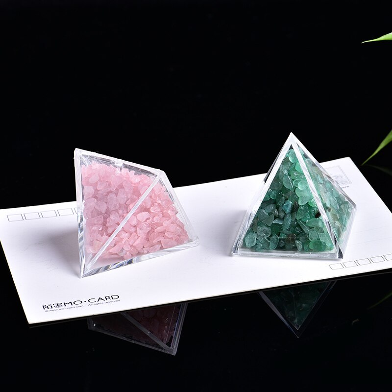 Natural Quartz Energy Pyramid