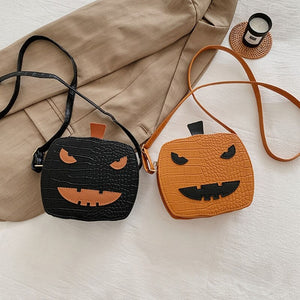 Croc Design Pumpkin Shoulder Bag in Orange