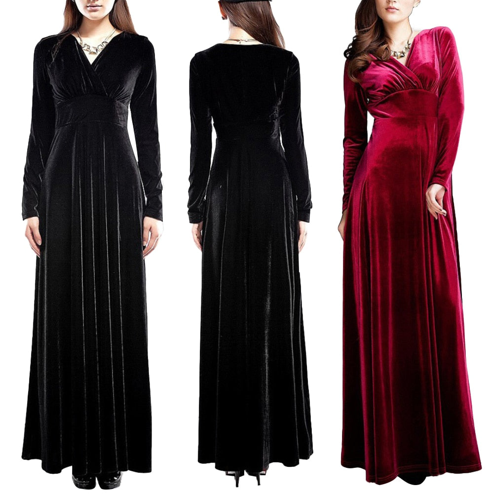 Witch Tamsin Velvet Maxi Dress