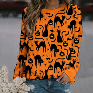 Black Cats and Pumpkins Sweatshirt