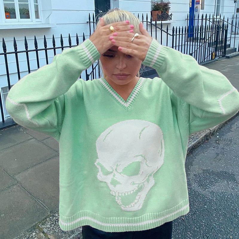 The Skull Loose Sweater