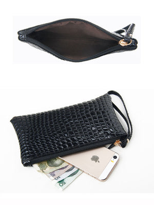 Croc Effect Purse