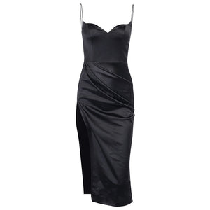 Witch Ursula Satin Midi Dress