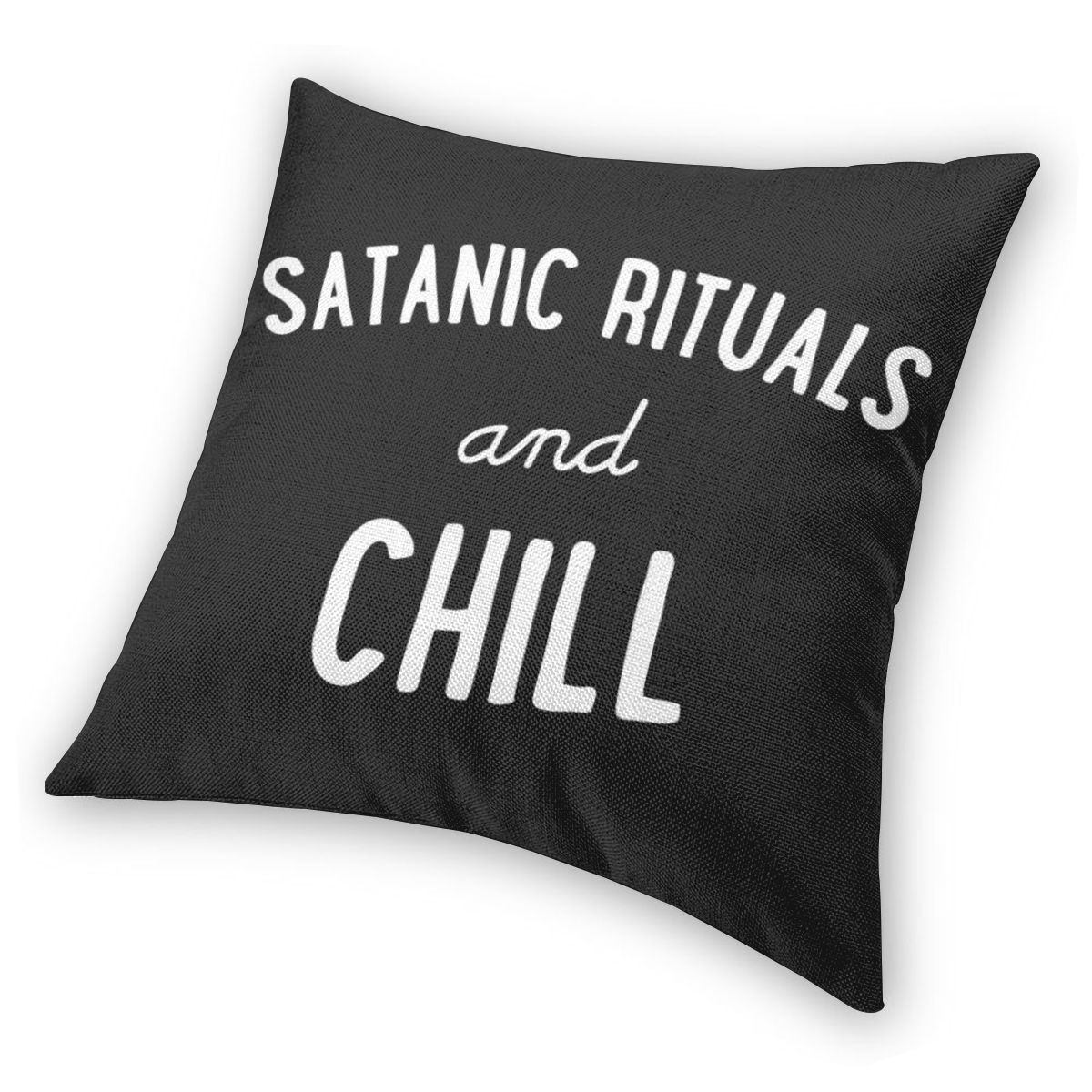 Satanic Rituals and Chill Cushion Cover