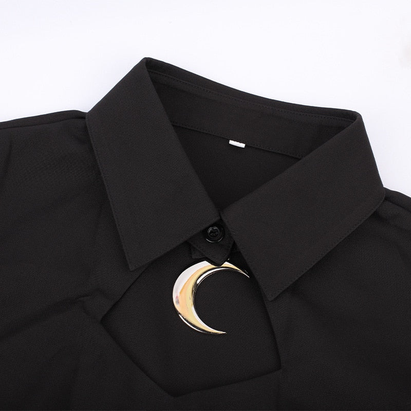 Moon Pendant Mini Dress