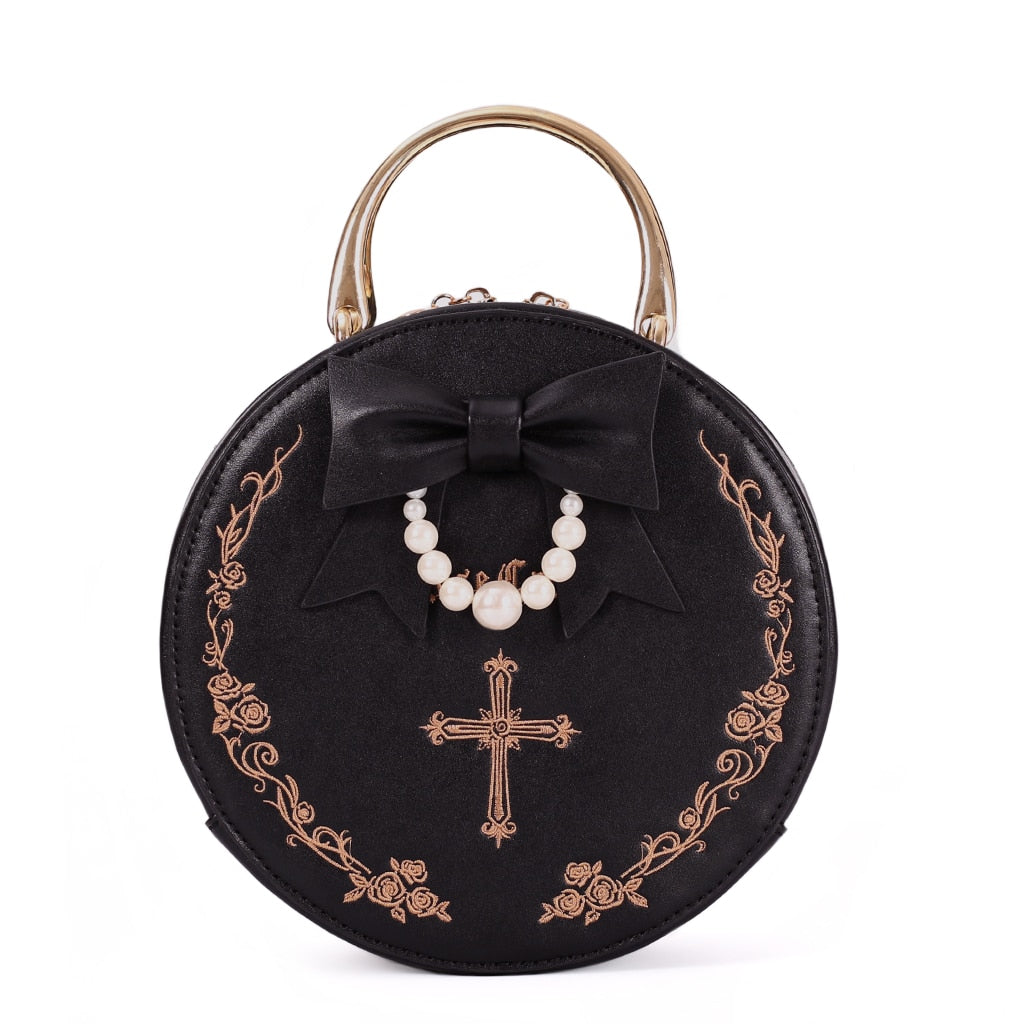 Cross Design Vintage Bag