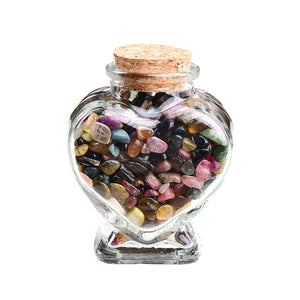 Crystal Gravel In Heart Shaped Bottle