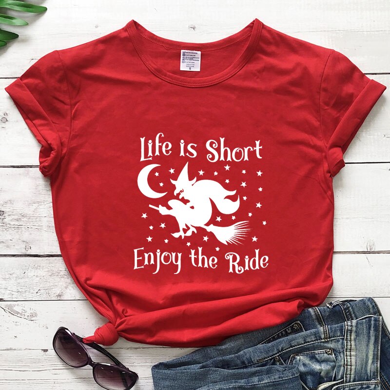 Life is Short Enjoy the Ride TOP