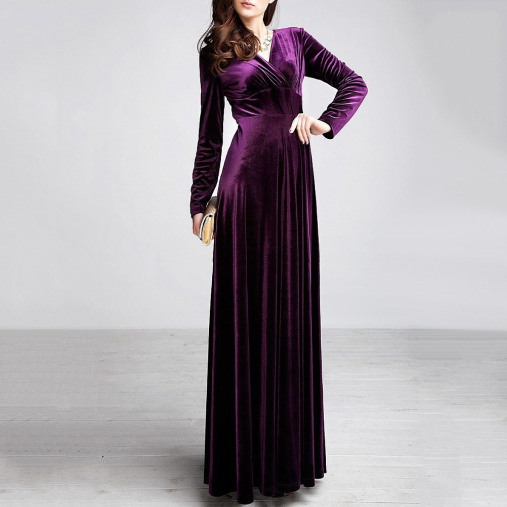 Witch Tamsin Velvet Maxi Dress