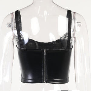 Witch Cerys Leather Top