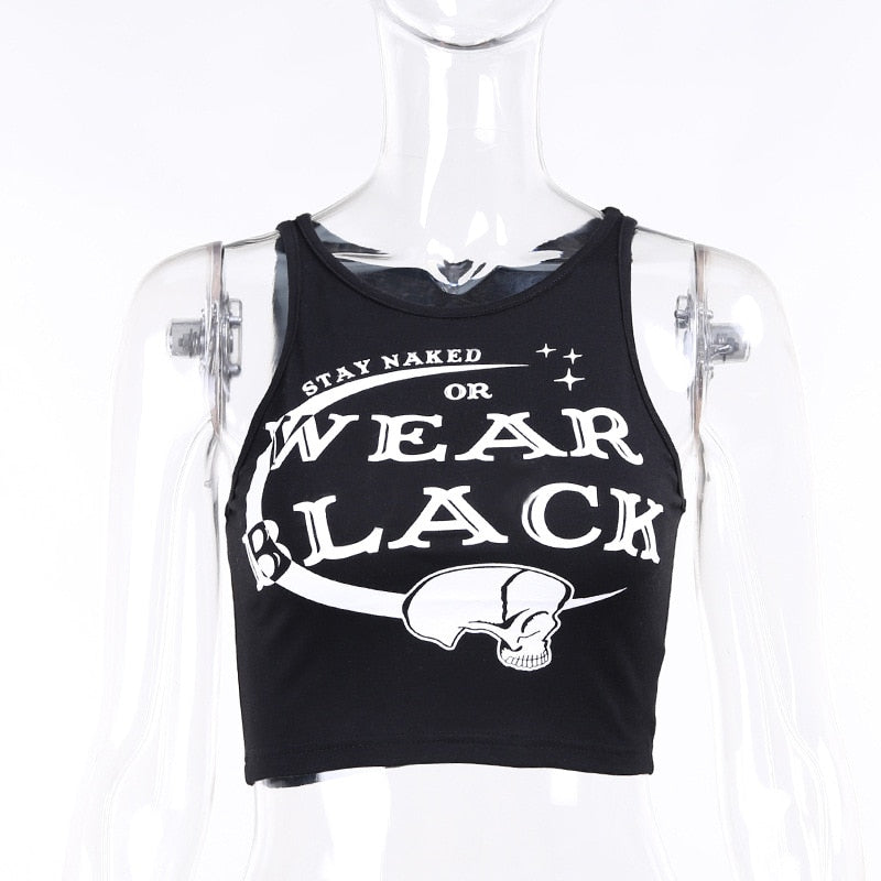 WEAR BLACK Crop Top