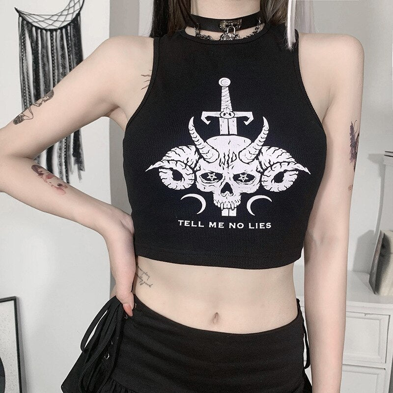 TELL ME NO LIES Crop Top