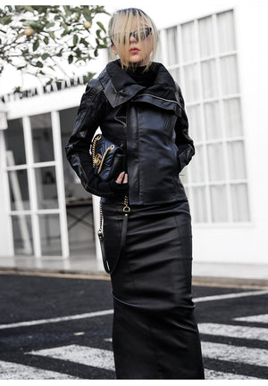 Maxi Leather Skirt