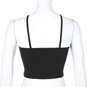 Cordelia Cross Choker Top