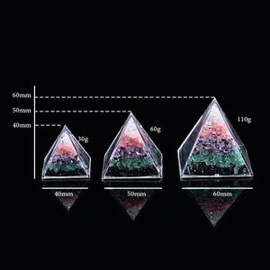 Natural Quartz Energy Pyramid