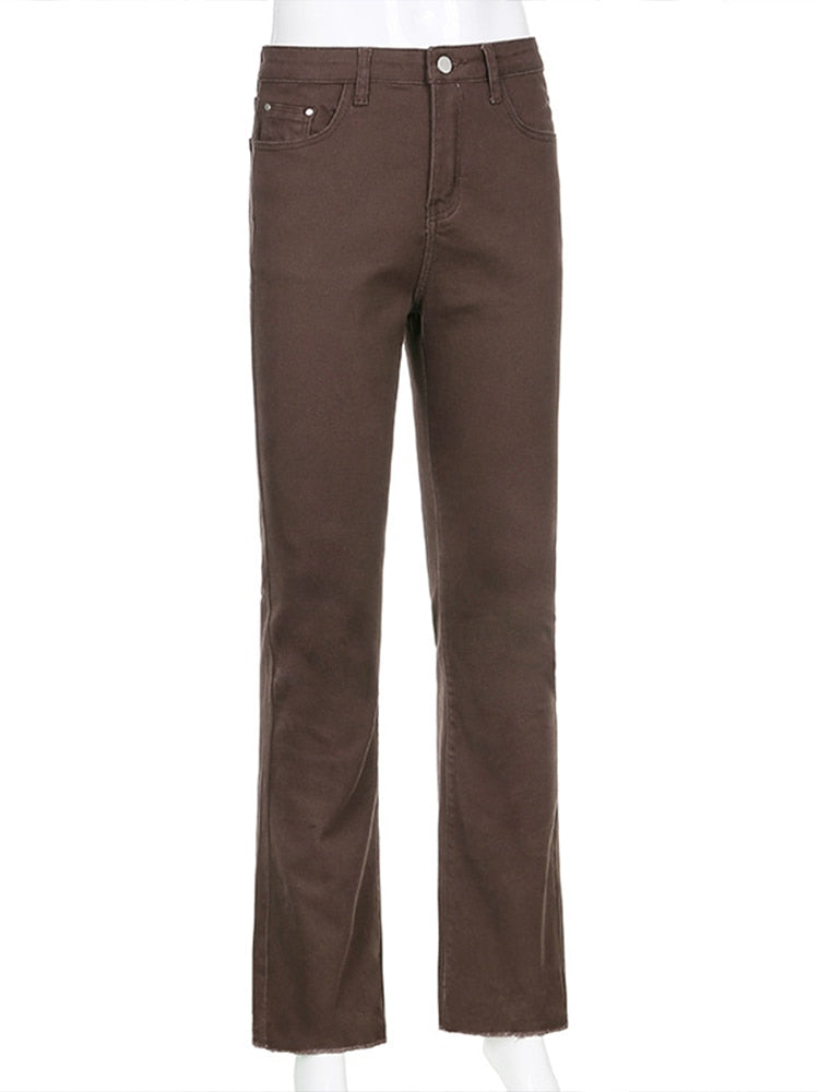 Long Flared Trousers