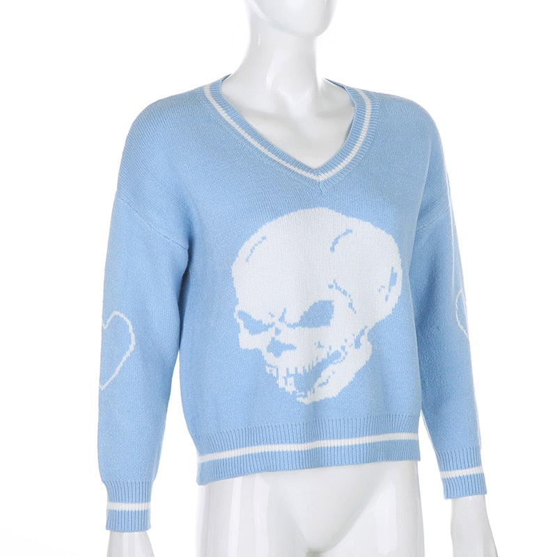 The Skull Loose Sweater