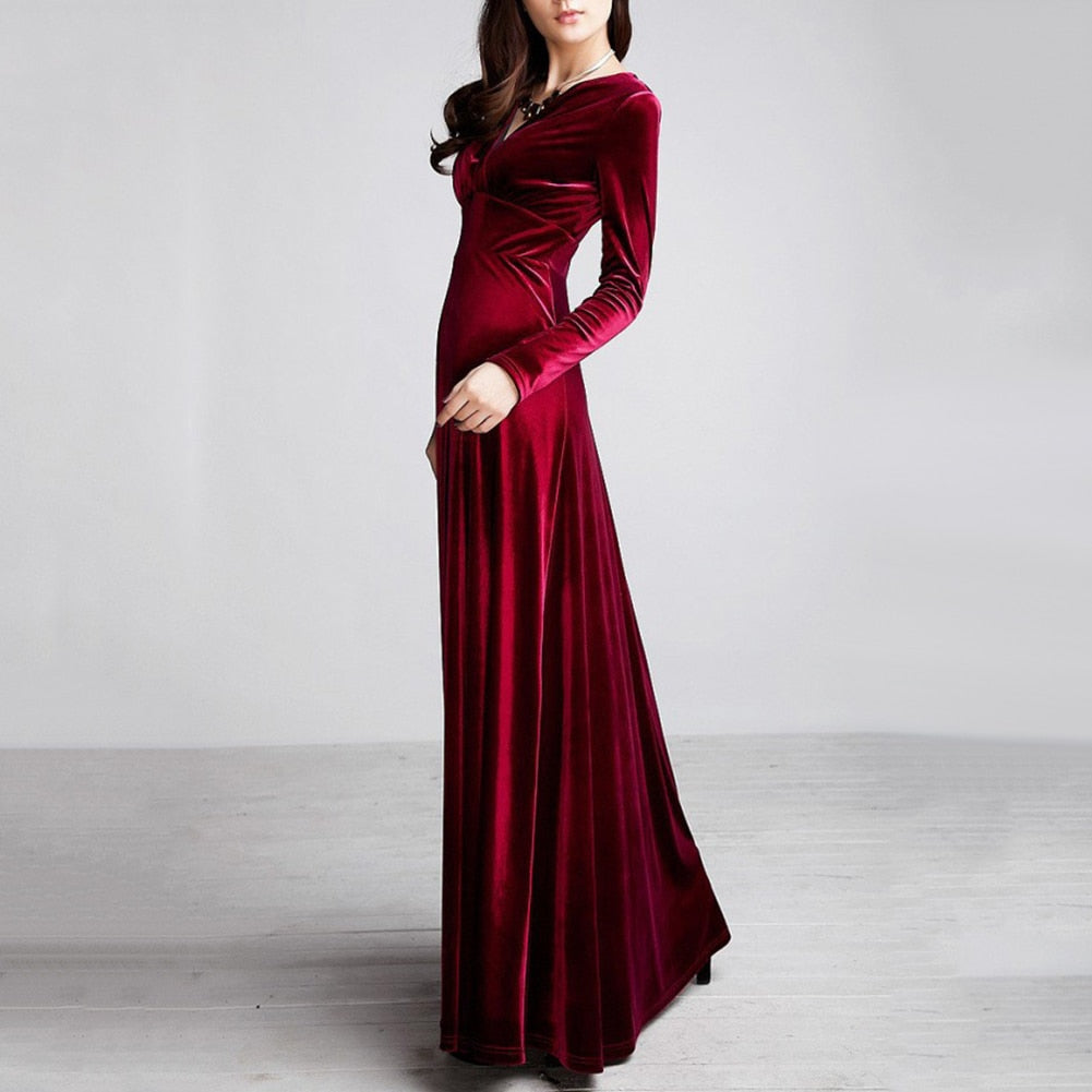 Witch Tamsin Velvet Maxi Dress