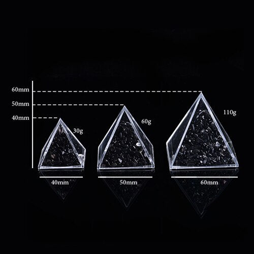 Natural Quartz Energy Pyramid