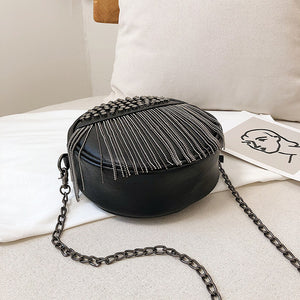 Tassel Design Round Bag