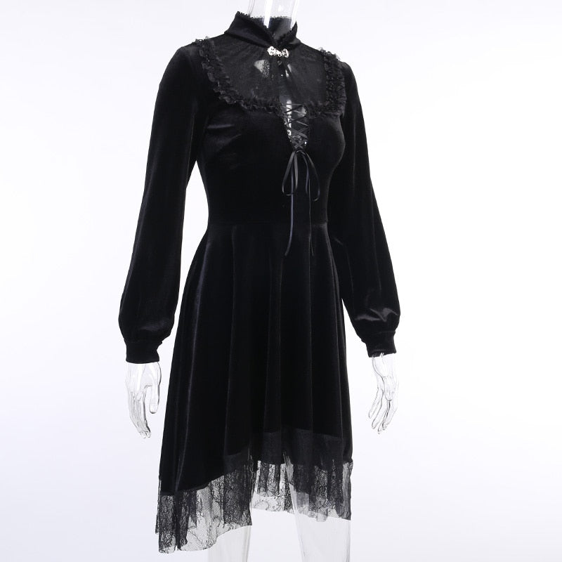 Witch Mortiana Velvet Dress