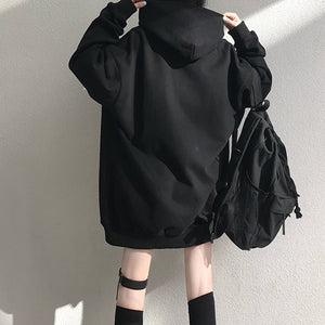 Oversized Black Hoodie