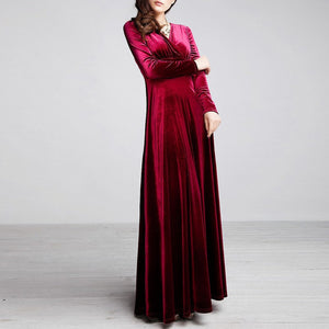 Witch Tamsin Velvet Maxi Dress