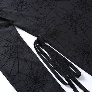 Spider Web Design Maxi Dress