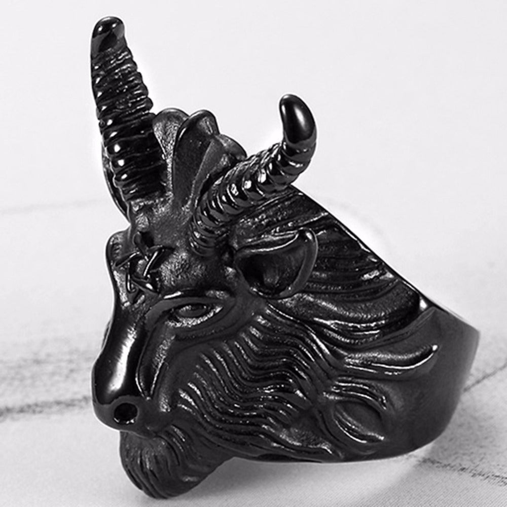 Satan Ram Goat Ring