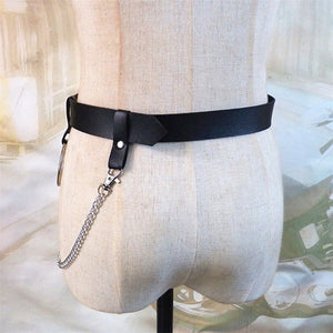 Silver Buckle Waist Belt