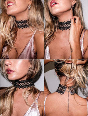 Black Lace Choker