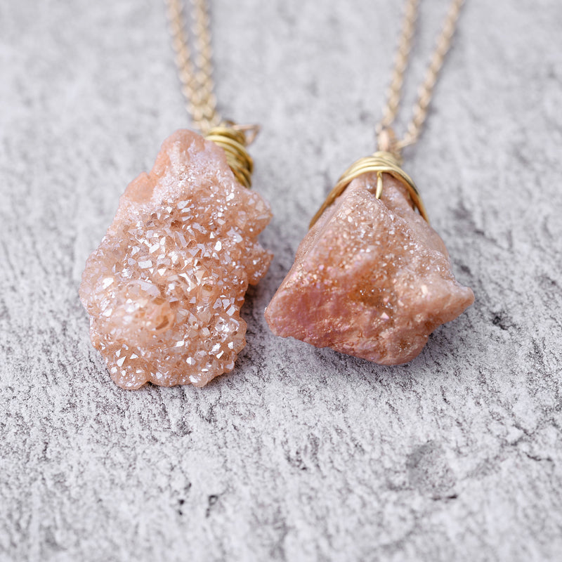 Druzy Crystal Necklace