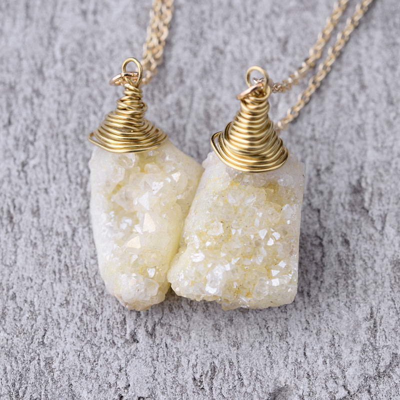 Druzy Crystal Necklace