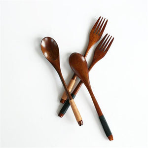 Wooden Spoon and Fork