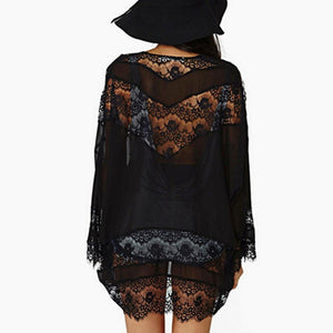 Lace Detail Kimono