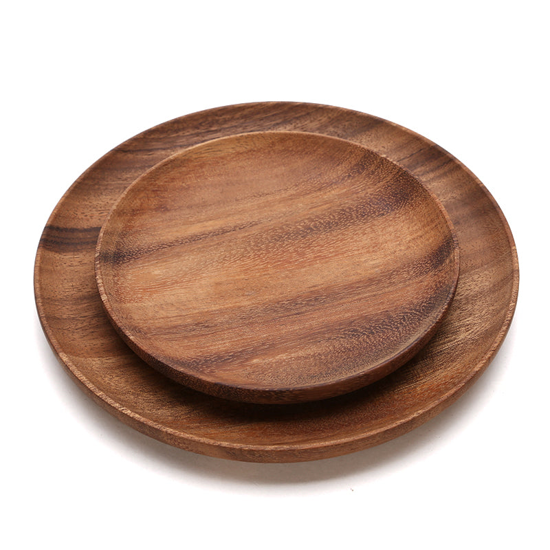 High Quality Wood Plates Set (2pieces)