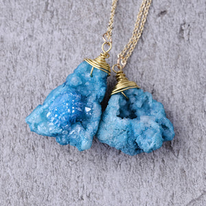 Druzy Crystal Necklace