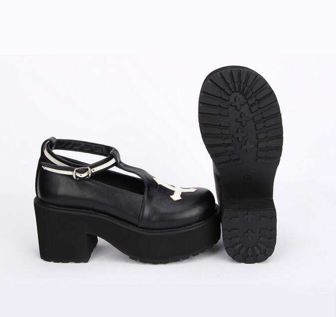 Sord Print Chunky Platform Shoes