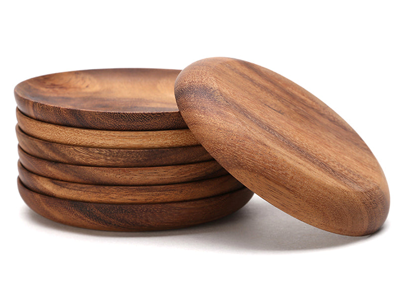 High Quality Wood Plates Set (2pieces)