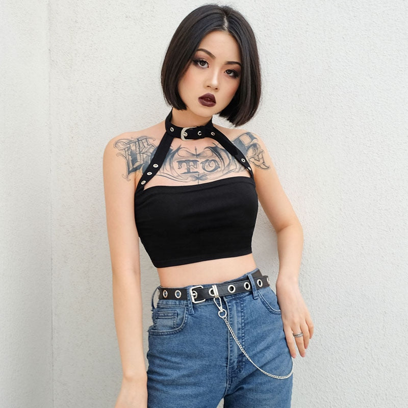 Buckle Crop Top