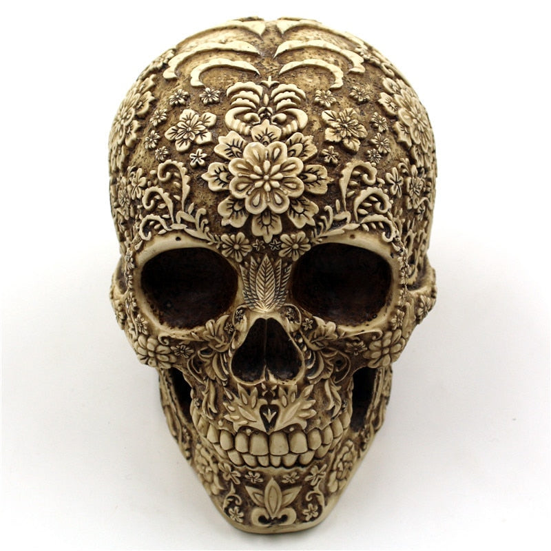 Garden Skull Statue