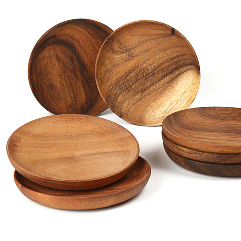 High Quality Wood Plates Set (2pieces)