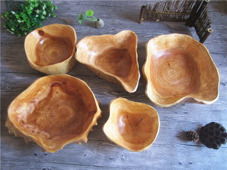 Wood Root Design Fruitbowl