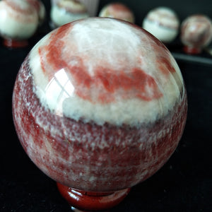 Natural Rhodochrosite Sphere