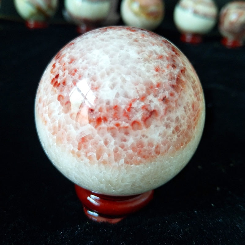 Natural Rhodochrosite Sphere