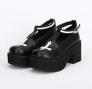 Sord Print Chunky Platform Shoes