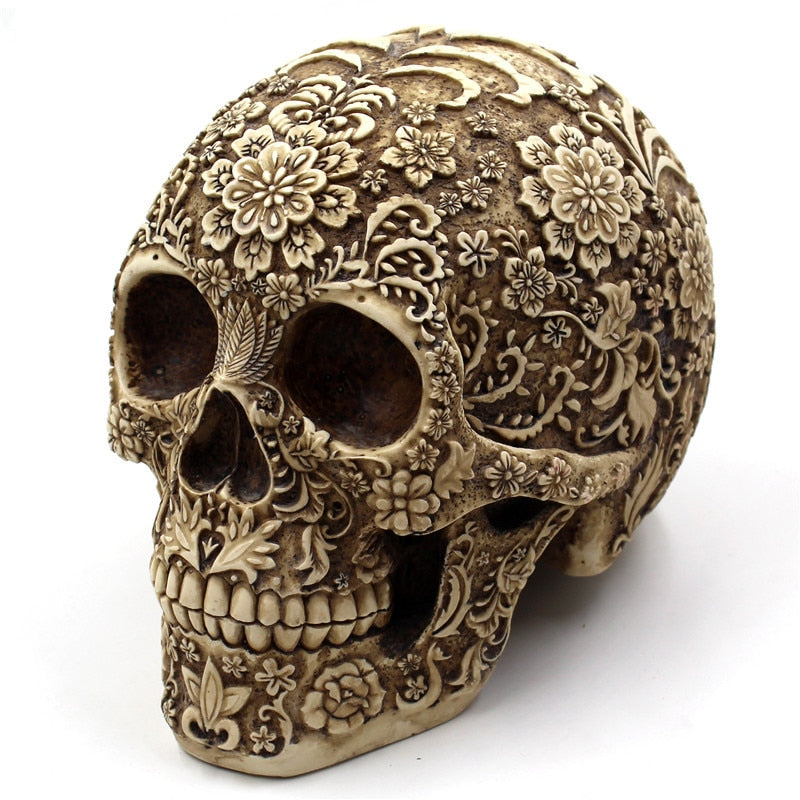 Garden Skull Statue