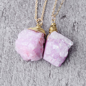 Druzy Crystal Necklace