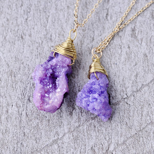 Druzy Crystal Necklace