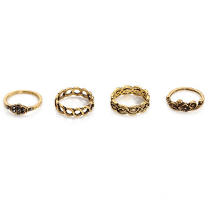 Witch Samantha Gold Ring Set